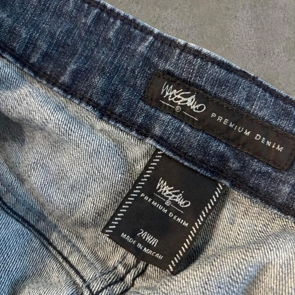 2000s grunge denim bootcut lowrise baggy jeans